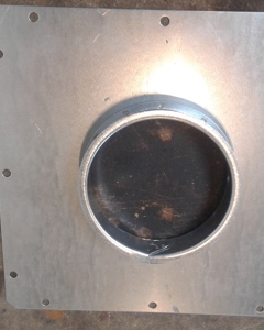 Cover plate 300x300mm D150 M&M